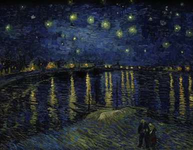 Vincent van Gogh / Starry night over the Rhône